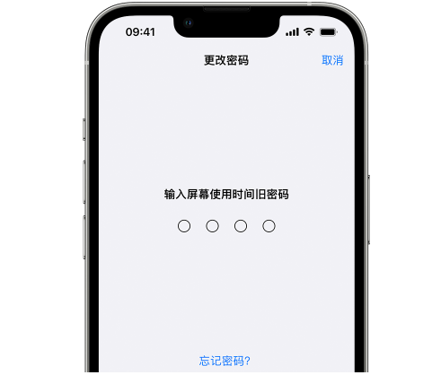 大武口iPhone屏幕维修分享iPhone屏幕使用时间密码忘记了怎么办 