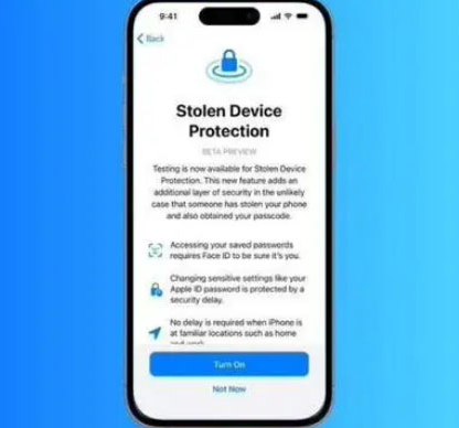 大武口苹果授权维修店分享被盗设备保护功能开启方法 
