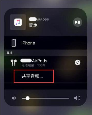 大武口苹果14音频维修点分享iPhone14音频共享设置方法 