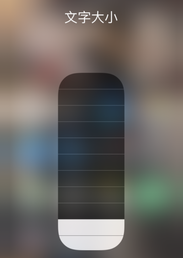 大武口苹果手机维修分享小技巧：在 iPhone 控制中心快速调节字体大小 